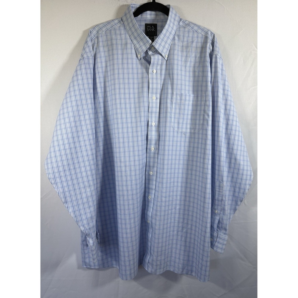 Jos. A. Bank shirt size 18-36 plaid long sleeves